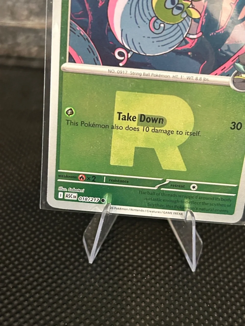 Pokemon Team Rocket’s Tarountula 123/217 Reverse Holo‎ from Ascended Heroes Set
